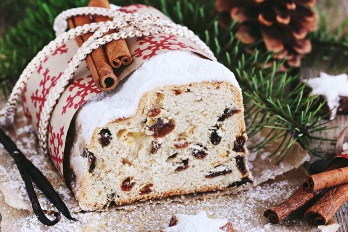 Классический рецепт рождественского кекса «Штоллен» от Юлии Высоцкой