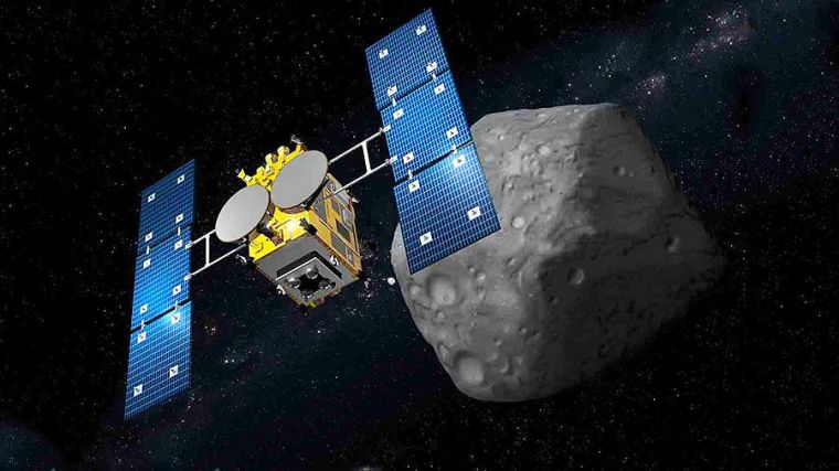 Японские ученые получили образцы грунта с астероида Рюгу