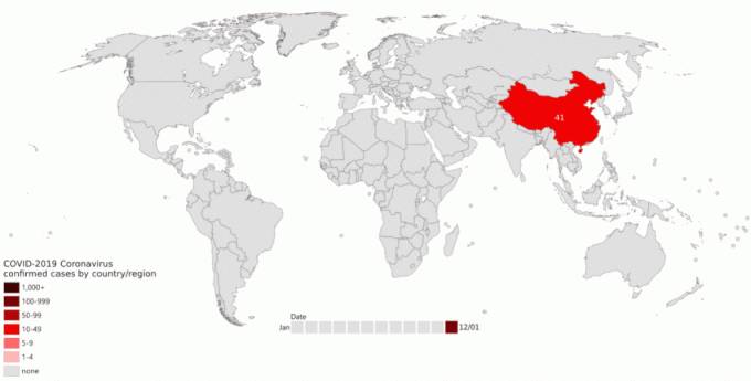 Китайский коронавирус, актуальное на 23 февраля, онлайн карта распростронения