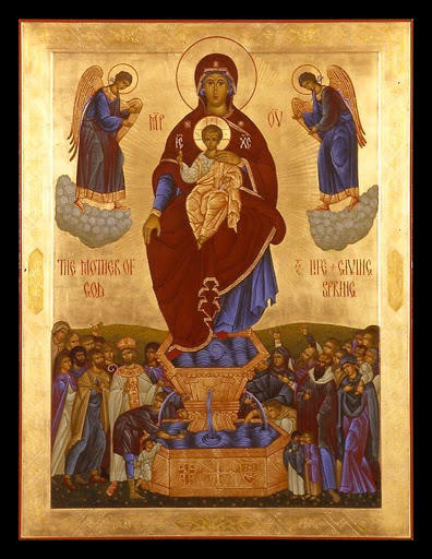 24 апреля 2020 года Православная Церковь празднует День чудотворной иконы Богородицы «Живоносный Источник»