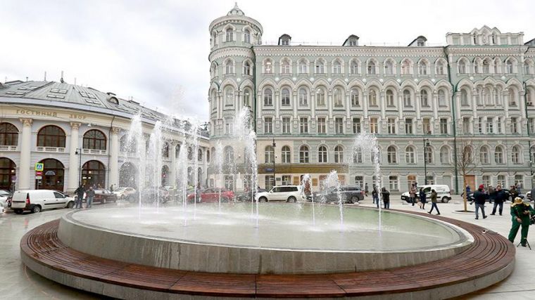 Сезон фонтанов в Москве в 2020 году скоро будет открыт