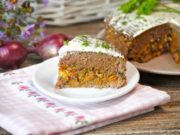 Быстрый печеночный торт в мультиварке или духовке к праздничному столу