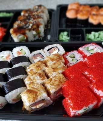 Вкусные роллы с доставкой на дом