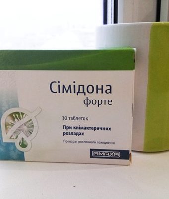 Препарат Симидона для устранения симптомов климакса