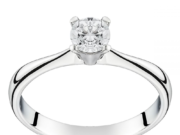 Кольцо для предложения с бриллиантом не оставит девушке вариантов ответа