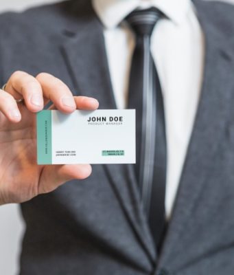 Визитка как способ рекламы и продвижения себя