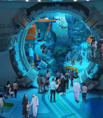 В Абу-Даби строится крупнейший в мире аквариум