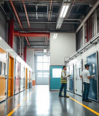 Технические двери: особенности конструкции и использование в промышленности и быту