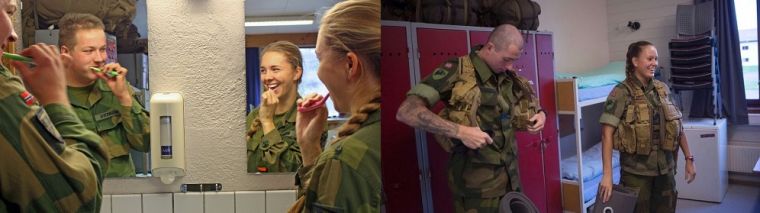 Как получилось, что женщины в норвежской армии вынуждены есть и спать вместе с мужчинами
