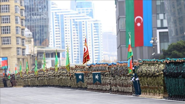 Военный Парад в честь победы в Карабахе проходит 10 декабря в Баку