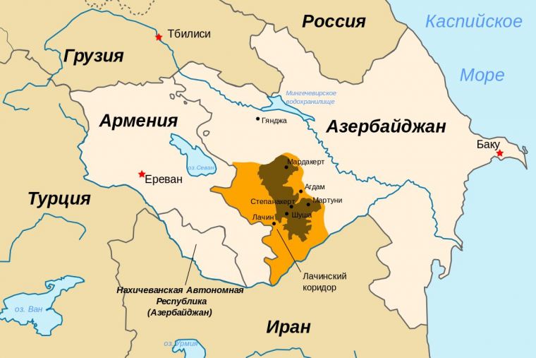 Новая вспышка конфликта в Нагорном Карабахе в 2020 году
