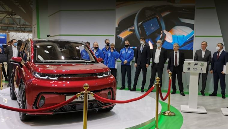Стоимость «Кама-1», российского электромобиль, составит около трети «Теслы»