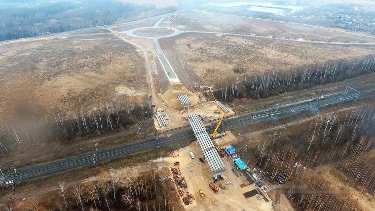 Власти РФ представили новую дорожную развязку Неклюдово-Золотово