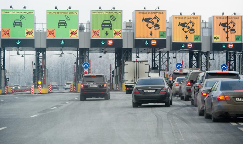 Водителей в России будут штрафовать за проезд по платной дороге без оплаты