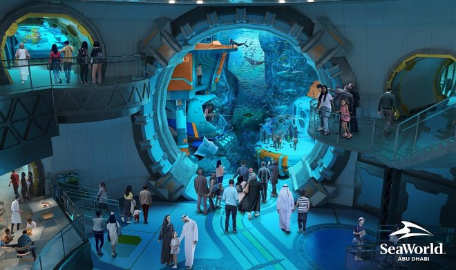 В Абу-Даби строится крупнейший в мире аквариум 
